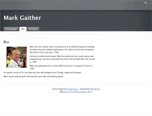 Tablet Screenshot of markgaither.com